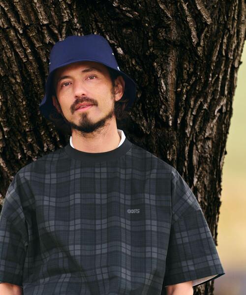 URBAN RESEARCH Sonny Label(アーバンリサーチサニーレーベル)の「OOPS チェック柄Tシャツ(シャツ/ブラウス・メンズ・グリーン系その他/ブルー系その他・MEDIUM/X-LARGE/LARGE)」の1枚目の写真