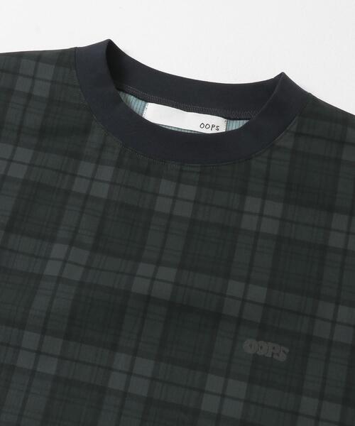 URBAN RESEARCH Sonny Label(アーバンリサーチサニーレーベル)の「OOPS チェック柄Tシャツ(シャツ/ブラウス・メンズ・グリーン系その他/ブルー系その他・MEDIUM/X-LARGE/LARGE)」の7枚目の写真