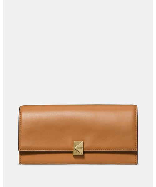 【新品未使用】Kate Spade マーティ フラップ 長財布 ブラウン ケイトスペードニューヨーク kate spade new york 財布 （ブラウン