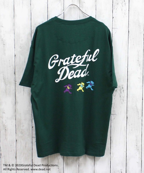 Grateful Dead(グレイトフルデッド)の「GRATEFULDEAD グレイトフルデッド BIG 半袖Tシャツ(Tシャツ/カットソー・メンズ・ブラック/ネイビー/グレー系その他/杢グレー/オフホワイト/ダークグリーン/チャコール/ホワイト系その他・XL/L/M)」の7枚目の写真