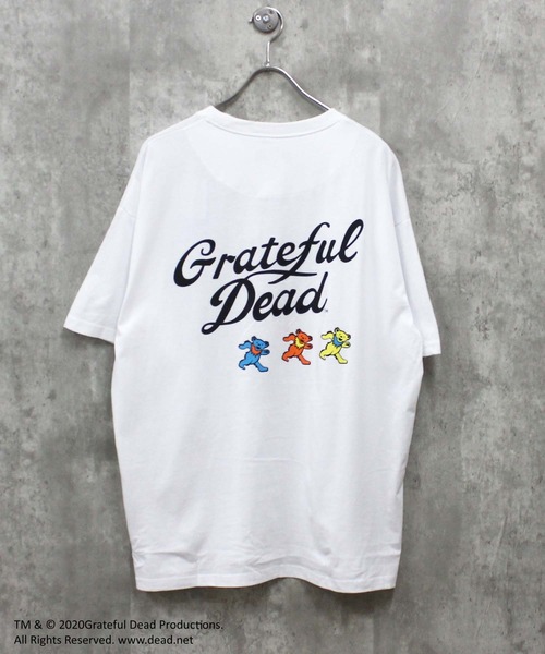 Grateful Dead(グレイトフルデッド)の「GRATEFULDEAD グレイトフルデッド BIG 半袖Tシャツ(Tシャツ/カットソー・メンズ・ブラック/ネイビー/グレー系その他/杢グレー/オフホワイト/ダークグリーン/チャコール/ホワイト系その他・XL/L/M)」の9枚目の写真
