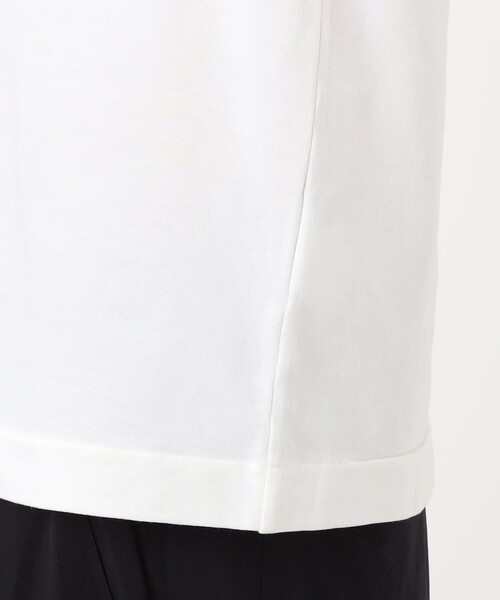 C.P. COMPANY（シーピーカンパニー）の「C.P. Company LIGHT FLEECE SS Tシャツ（Tシャツ/カットソー・メンズ・ホワイト/ブラック・M/S/XS）」の10枚目の写真