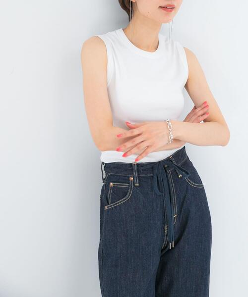 URBAN RESEARCH ROSSO WOMEN(アーバンリサーチ ロッソ)の「GICIPI BARIO(タンクトップ・レディース・ブラック/レッド/ベージュ/ネイビー/ホワイト・1)」の2枚目の写真