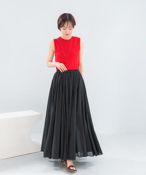 URBAN RESEARCH ROSSO WOMEN(アーバンリサーチ ロッソ)の「GICIPI BARIO(タンクトップ・レディース・ブラック/レッド/ベージュ/ネイビー/ホワイト・1)」の8枚目の写真