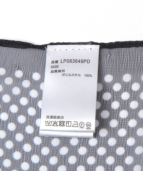 LEPSIM(レプシィム)の「シアースカーフ 665352(バンダナ/スカーフ・レディース・レッド/ブラック・ONE SIZE)」の22枚目の写真