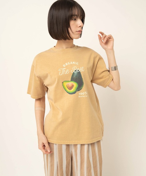 RNA-N(アールエヌエーエヌ)の「M2668 AVOCADO Basic T(Tシャツ/カットソー・レディース・ベージュ/グレイッシュベージュ/スミクロ・FREE)」の9枚目の写真