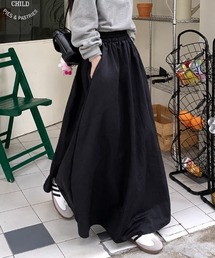 スポーティフレアロングスカート