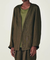 markaware（マーカウェア）の「【marka/マーカ】リネンガーゼダブルクロス ミニマリストジャケット / MINIMALIST JACKET（テーラードジャケット）」