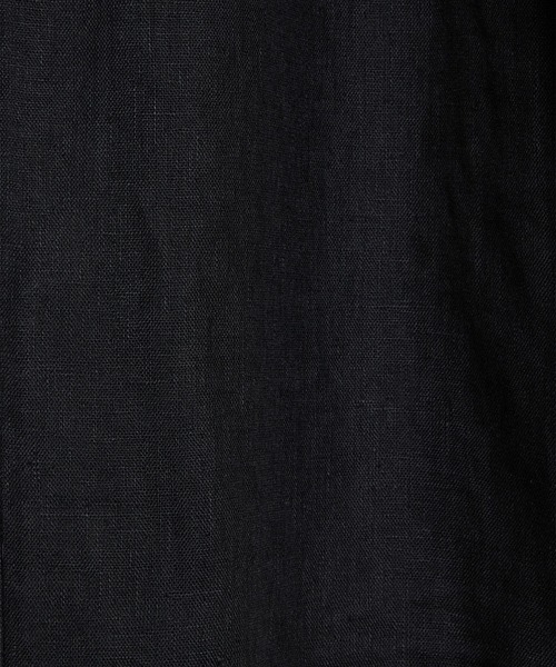 markaware(マーカウェア)の「【marka/マーカ】リネンガーゼダブルクロス ミニマリストジャケット / MINIMALIST JACKET(テーラードジャケット・メンズ・ブラック/ダークグリーン・1/2)」の8枚目の写真