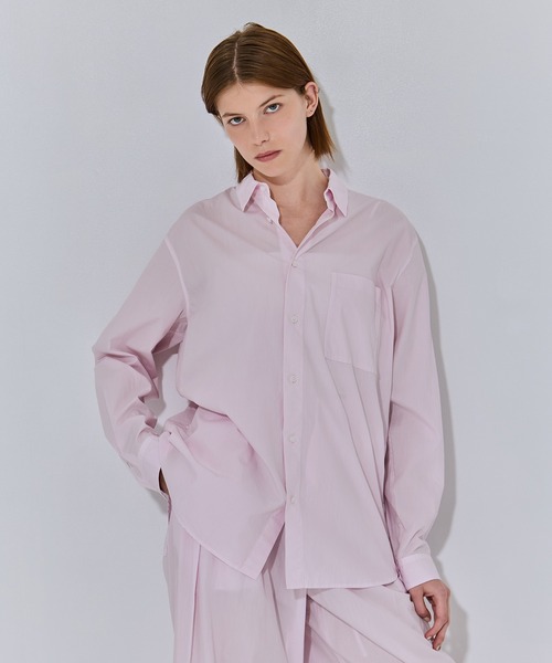 ATON(エイトン)の「【ATON/エイトン】NATURAL DYED COTTON LAWN STANDARD SHIRT/ナチュラルコットンスタンダードシャツ/ブラウス(シャツ/ブラウス・レディース・ピンク/ブラック/ベージュ・2)」の20枚目の写真