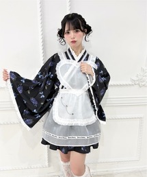Jamie エーエヌケー（ジェイミーエーエヌケー）の「ハートエプロンゴシック苺浴衣ドレス（浴衣）」