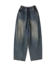 SIS/エスアイエス/Washed Wide Denim Pants