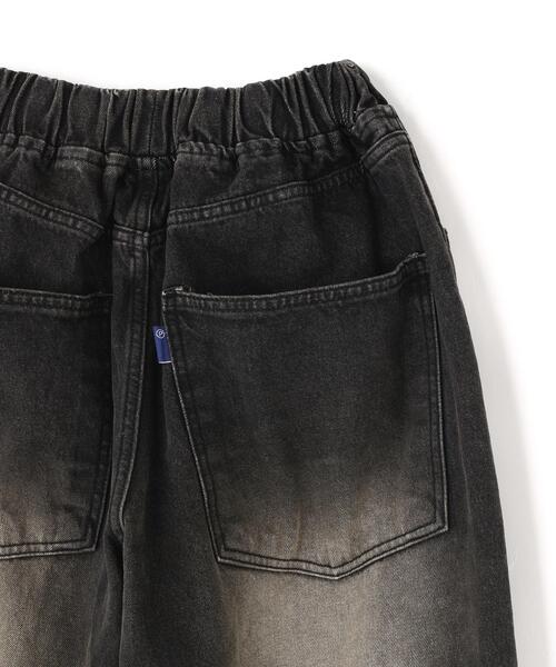 SIS(エスアイエス)の「SIS/エスアイエス/Washed Wide Denim Pants(デニムパンツ・レディース・ブラック/ブルー・F)」の9枚目の写真