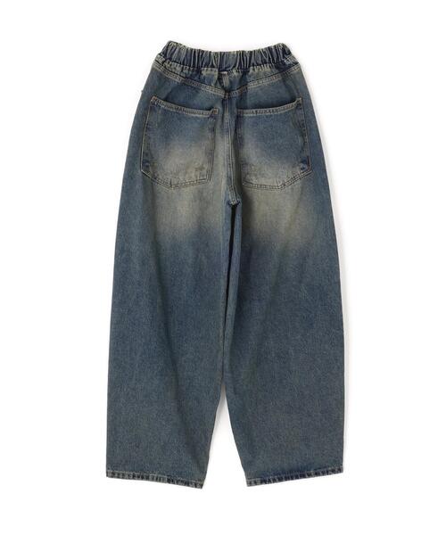 SIS(エスアイエス)の「SIS/エスアイエス/Washed Wide Denim Pants(デニムパンツ・レディース・ブラック/ブルー・F)」の5枚目の写真
