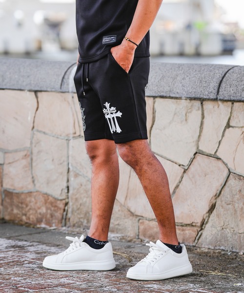 adamsJUGGLER(アダムスジャグラー)の「RTEG T.C.O.Eスウェットショートパンツ(その他パンツ・メンズ・ホワイト/ブラック・XXL/XL/L/M/S)」の5枚目の写真