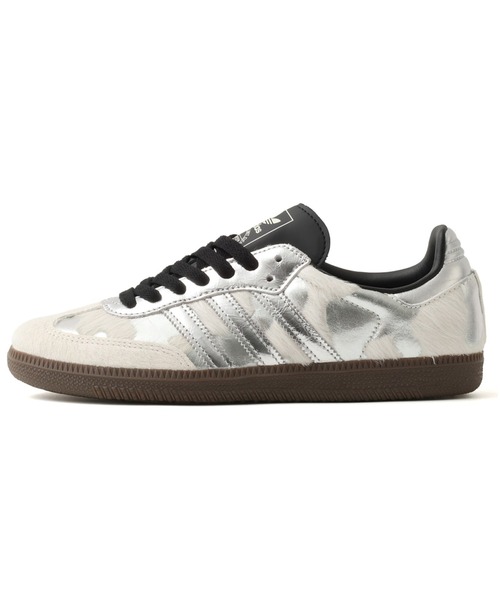 adidas(アディダス)の「adidas SAMBA OG W / アディダス サンバ OG W(スニーカー・レディース・ホワイト×シルバー・23.5cm/24.5cm/23.0cm/24.0cm/25.0cm)」の1枚目の写真