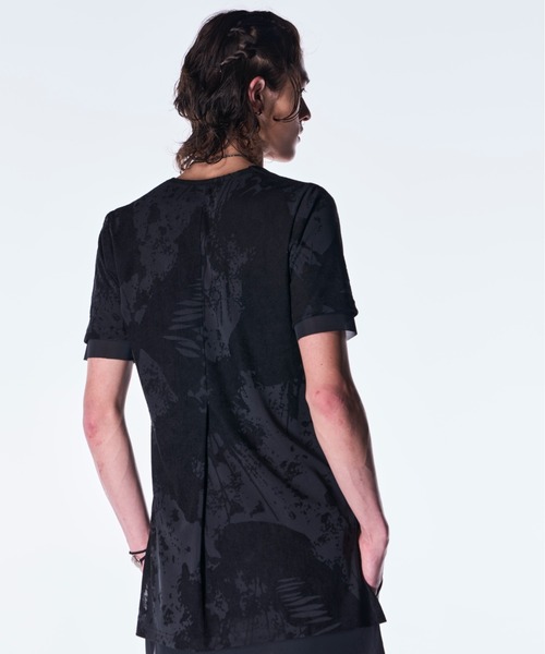 kiryuyrik(キリュウキリュウ)の「kiryuyrik/キリュウキリュウ/Layered T-Shirt(Tシャツ/カットソー・メンズ・ブラック×ブラック/ブラック×ホワイト・LARGE/MEDIUM/SMALL)」の8枚目の写真