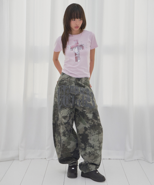 FANCY CLUB(ファンシークラブ)の「クロスキラT (ピンク) F26QB054(Tシャツ/カットソー・レディース・その他・ONE)」の4枚目の写真