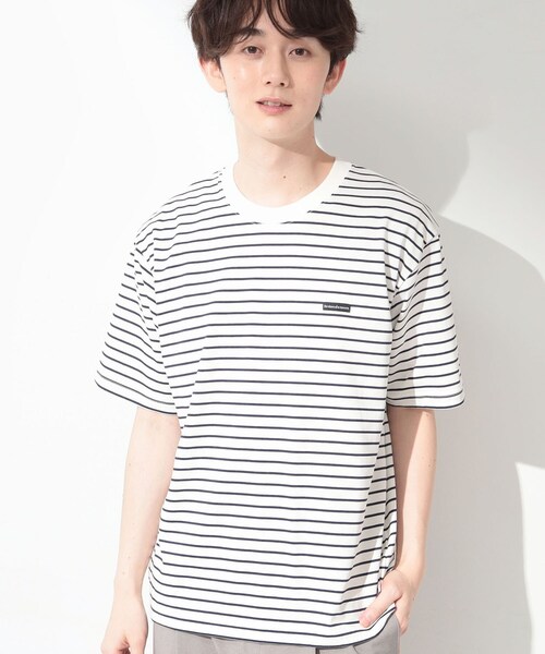 THE SHOP TK (ザ ショップ ティーケー )の「ワンポイント刺繍 半袖Tシャツ 洗濯機OK(Tシャツ/カットソー・メンズ・ライトグリーン/オフホワイト/ブラック/ホワイト系5・02/03/04)」の3枚目の写真