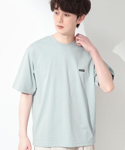 THE SHOP TK (ザ ショップ ティーケー )の「ワンポイント刺繍 半袖Tシャツ 洗濯機OK(Tシャツ/カットソー・メンズ・ライトグリーン/オフホワイト/ブラック/ホワイト系5・02/03/04)」の1枚目の写真