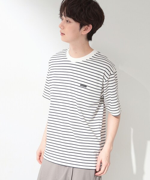 THE SHOP TK (ザ ショップ ティーケー )の「ワンポイント刺繍 半袖Tシャツ 洗濯機OK(Tシャツ/カットソー・メンズ・ライトグリーン/オフホワイト/ブラック/ホワイト系5・02/03/04)」の10枚目の写真