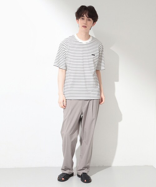 THE SHOP TK (ザ ショップ ティーケー )の「ワンポイント刺繍 半袖Tシャツ 洗濯機OK(Tシャツ/カットソー・メンズ・ライトグリーン/オフホワイト/ブラック/ホワイト系5・02/03/04)」の11枚目の写真