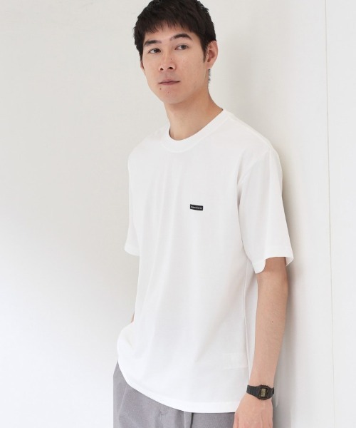 THE SHOP TK (ザ ショップ ティーケー )の「ワンポイント刺繍 半袖Tシャツ 洗濯機OK(Tシャツ/カットソー・メンズ・ライトグリーン/オフホワイト/ブラック/ホワイト系5・02/03/04)」の2枚目の写真