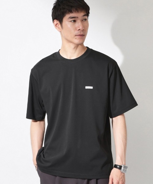 THE SHOP TK (ザ ショップ ティーケー )の「ワンポイント刺繍 半袖Tシャツ 洗濯機OK(Tシャツ/カットソー・メンズ・ライトグリーン/オフホワイト/ブラック/ホワイト系5・02/03/04)」の4枚目の写真