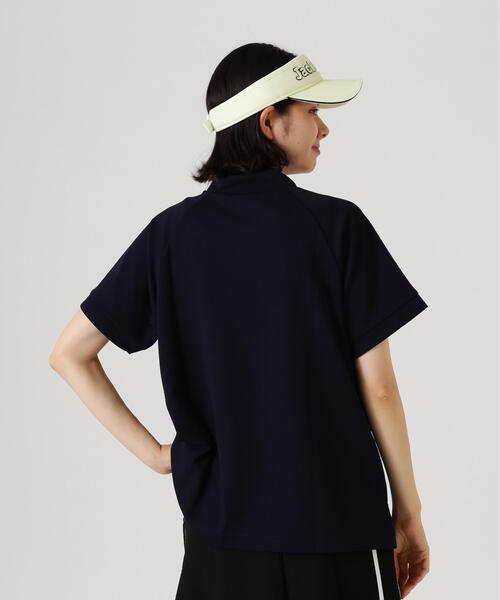 Jack Bunny!!(ジャックバニー)の「【Jack Bunny!!】RAYBLOCKドライワッフル半袖モックネックカットソー(Tシャツ/カットソー・レディース・ピンク/ネイビー・LARGE/MEDIUM/SMALL)」の16枚目の写真
