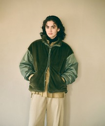 「KHA:KI / カーキ」ECO FUR SWITCH JACKET