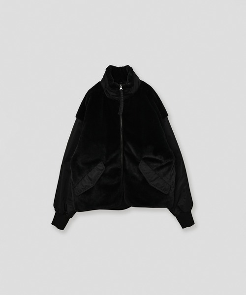 kha:ki(カーキ)の「「KHA:KI / カーキ」ECO FUR SWITCH JACKET(その他アウター・レディース・オリーブ/ブラウン/ブラック・1/2)」の1枚目の写真