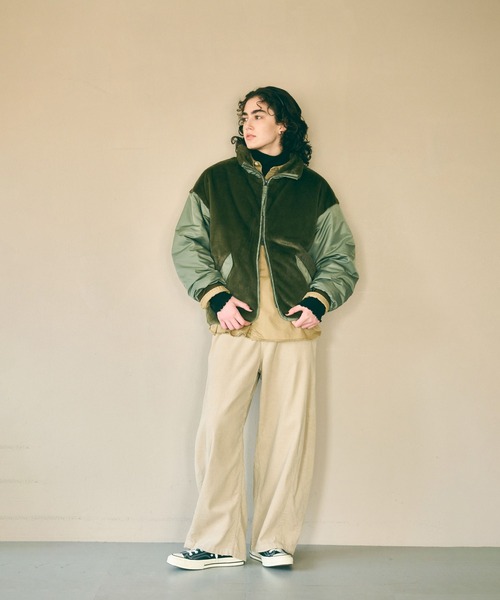 kha:ki(カーキ)の「「KHA:KI / カーキ」ECO FUR SWITCH JACKET(その他アウター・レディース・オリーブ/ブラウン/ブラック・1/2)」の11枚目の写真