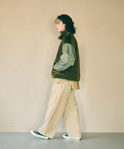 kha:ki(カーキ)の「「KHA:KI / カーキ」ECO FUR SWITCH JACKET(その他アウター・レディース・オリーブ/ブラウン/ブラック・1/2)」の13枚目の写真