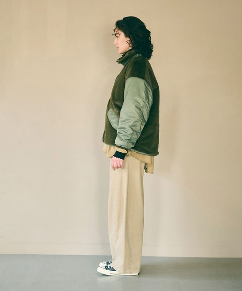 kha:ki(カーキ)の「「KHA:KI / カーキ」ECO FUR SWITCH JACKET(その他アウター・レディース・オリーブ/ブラウン/ブラック・1/2)」の20枚目の写真