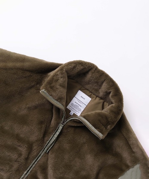kha:ki(カーキ)の「「KHA:KI / カーキ」ECO FUR SWITCH JACKET(その他アウター・レディース・オリーブ/ブラウン/ブラック・1/2)」の4枚目の写真
