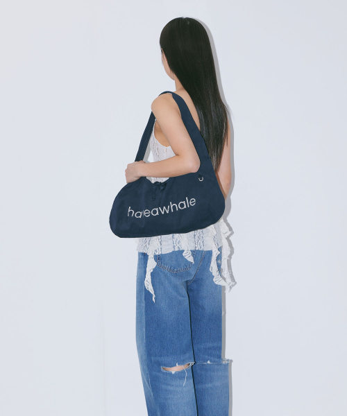 HAVEAWHALE(ハブアホエール)の「cotton baguette eco bag (NA)(ショルダーバッグ・レディース・その他・FREE)」の3枚目の写真