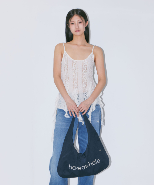HAVEAWHALE(ハブアホエール)の「cotton baguette eco bag (NA)(ショルダーバッグ・レディース・その他・FREE)」の4枚目の写真