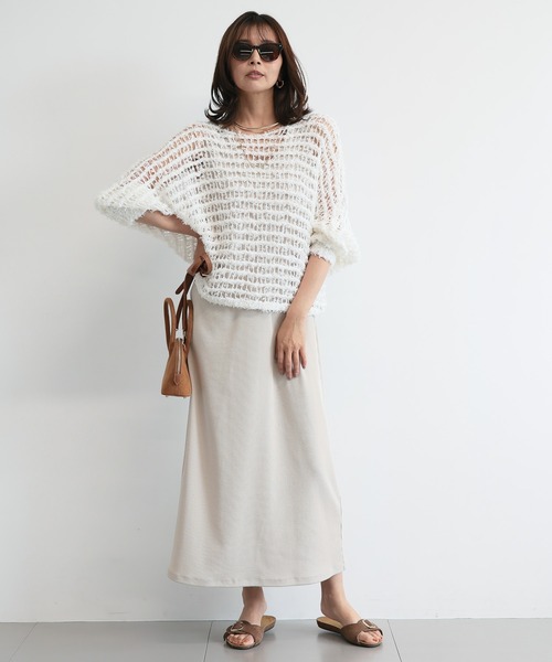 BARNYARDSTORM（バンヤードストーム）の「BARNYARDSTORM / 2WAYマキシタンクワンピース / JAPAN FABRIC【UVカット / 吸水速乾】（ワンピース・レディース・ライトベージュ/ブラック・M/S）」の20枚目の写真