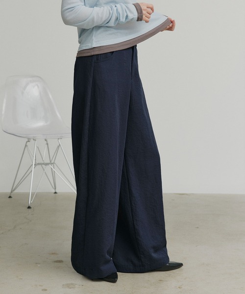 ad thie(アドティエ)の「ベーシック カーブパンツ(その他パンツ・レディース・ベージュ/ネイビー・LARGE/MEDIUM)」の14枚目の写真