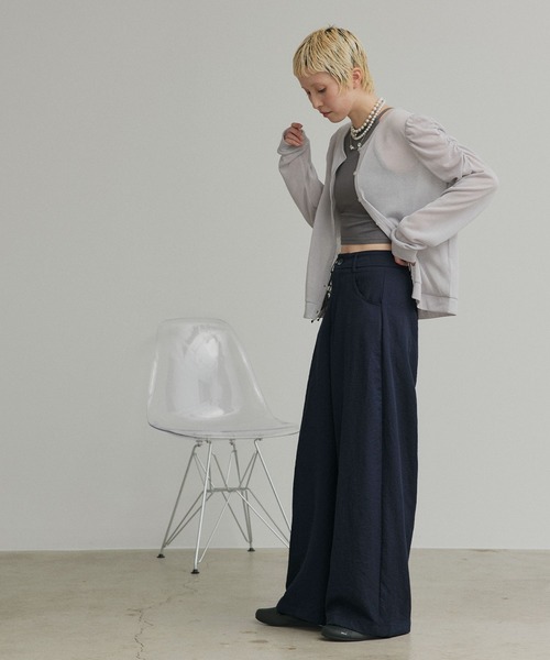 ad thie(アドティエ)の「ベーシック カーブパンツ(その他パンツ・レディース・ベージュ/ネイビー・LARGE/MEDIUM)」の16枚目の写真