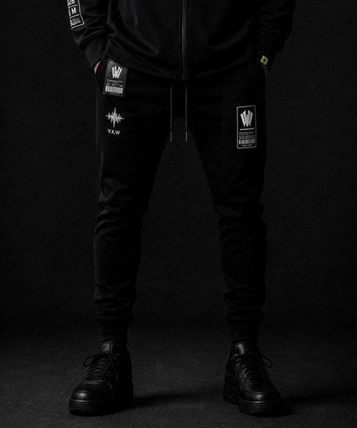 [W] by VIRGOwearworks（ダブリューバイヴァルゴウェアーワークス）の「SOFTY TRACK PANTS（スウェットパンツ・メンズ・ネイビー/ブラック・MEDIUM/X-LARGE/LARGE）」の5枚目の写真