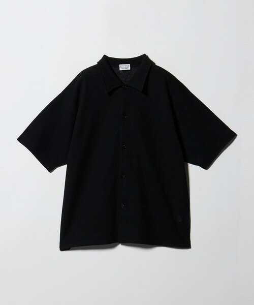 BEAUTY&YOUTH UNITED ARROWS（ビューティーアンドユースユナイテッドアローズ）の「KNITEE リネンブレンド ミラノ シャツ ウォッシャブル（シャツ/ブラウス・メンズ・ブラック/ナチュラル・XL/M/S/L）」の13枚目の写真