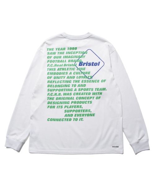 F.C.Real Bristol(エフシーレアルブリストル)の「ORIGIN L/S POCKET TEE(Tシャツ/カットソー・メンズ・ブラック/ピンク/ホワイト/グレイッシュベージュ・X-LARGE/LARGE/MEDIUM/SMALL/XX-LARGE)」の2枚目の写真