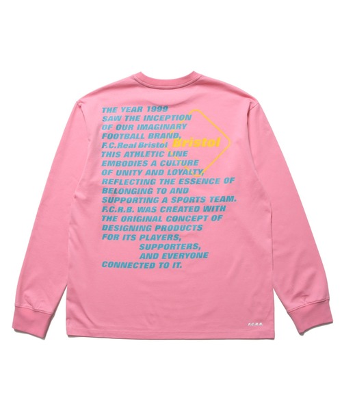 F.C.Real Bristol(エフシーレアルブリストル)の「ORIGIN L/S POCKET TEE(Tシャツ/カットソー・メンズ・ブラック/ピンク/ホワイト/グレイッシュベージュ・X-LARGE/LARGE/MEDIUM/SMALL/XX-LARGE)」の4枚目の写真