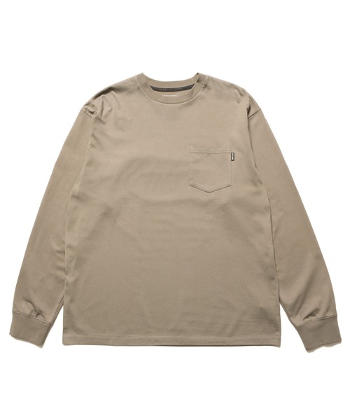 F.C.Real Bristol(エフシーレアルブリストル)の「ORIGIN L/S POCKET TEE(Tシャツ/カットソー・メンズ・ブラック/ピンク/ホワイト/グレイッシュベージュ・X-LARGE/LARGE/MEDIUM/SMALL/XX-LARGE)」の3枚目の写真