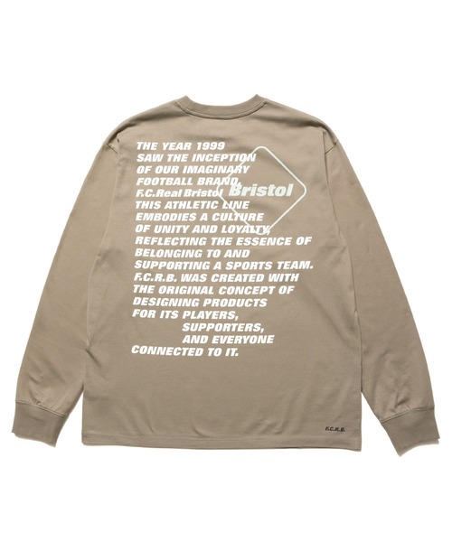 F.C.Real Bristol(エフシーレアルブリストル)の「ORIGIN L/S POCKET TEE(Tシャツ/カットソー・メンズ・ブラック/ピンク/ホワイト/グレイッシュベージュ・X-LARGE/LARGE/MEDIUM/SMALL/XX-LARGE)」の7枚目の写真