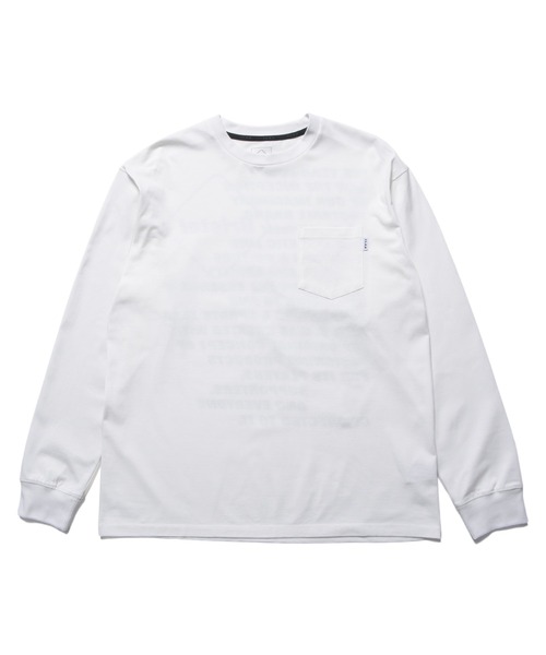 F.C.Real Bristol(エフシーレアルブリストル)の「ORIGIN L/S POCKET TEE(Tシャツ/カットソー・メンズ・ブラック/ピンク/ホワイト/グレイッシュベージュ・X-LARGE/LARGE/MEDIUM/SMALL/XX-LARGE)」の9枚目の写真
