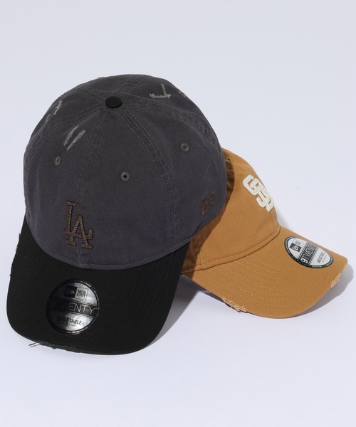 RAGEBLUE（レイジブルー）の「【NEW ERA/ニューエラ】9TWENTY/DAMAGE DUCK CAP（キャップ・メンズ・ネイビー/グレー/ベージュ・FREE）」の4枚目の写真