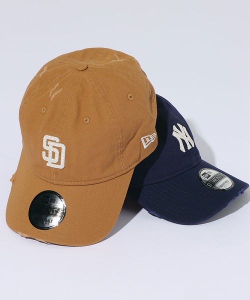 RAGEBLUE（レイジブルー）の「【NEW ERA/ニューエラ】9TWENTY/DAMAGE DUCK CAP（キャップ・メンズ・ネイビー/グレー/ベージュ・FREE）」の6枚目の写真