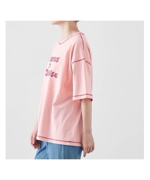 Disney(ディズニー)の「配色ステッチプリントTシャツ「トイ・ストーリー」(Tシャツ/カットソー・レディース・ピンク/ブラック/ホワイト・L~LL/S~M)」の13枚目の写真